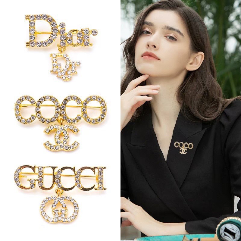 BROSS PANJANG RANTAI BRANDED / BROS PENITI HIJAB / BROS MUTIARA COCO CHANNEL / BROS SWAROSKI GUCCI /