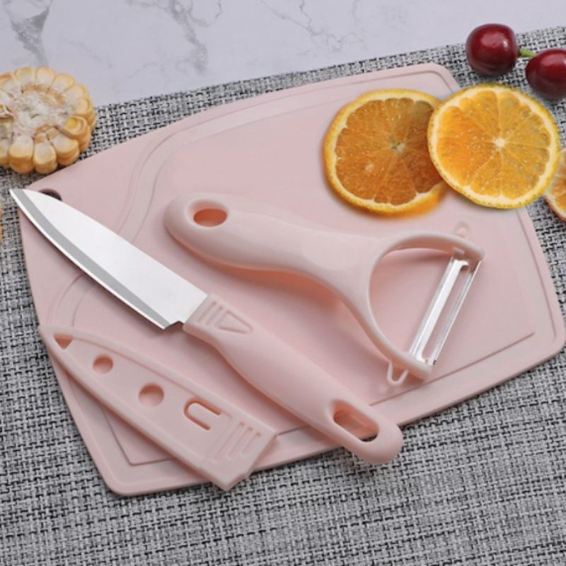 3IN1 PISAU TALENAN ALAT KUPAS BUAH KNIFE PEELER SET