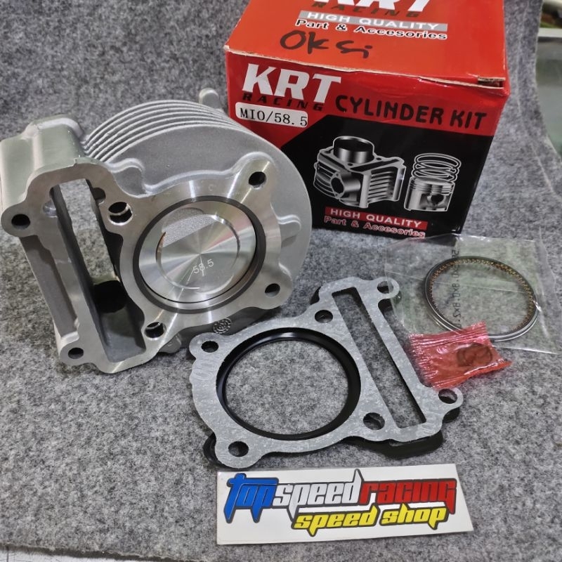 BLOK KRT BORE UP 58,5 PEN 15 BUAT YAMAHA  MIO, FINO KARBU,  MIO SPORTY, MIO SOUL