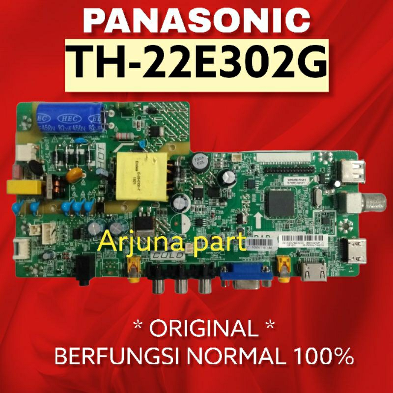 MAINBOARD TV PANASONIC TH-22E302G / MB TV PANASONIC TH-22E302G / MESIN TV PANASONIC TH-22E302G / MB 