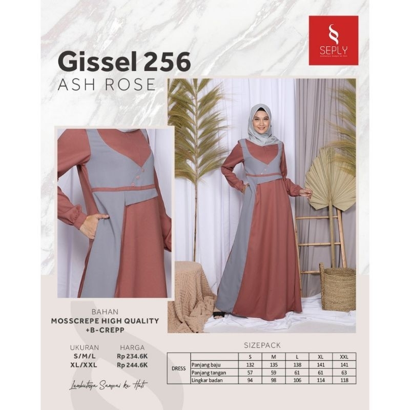GAMIS SEPLY TERBARU MEYRA 34,GISSEL 256