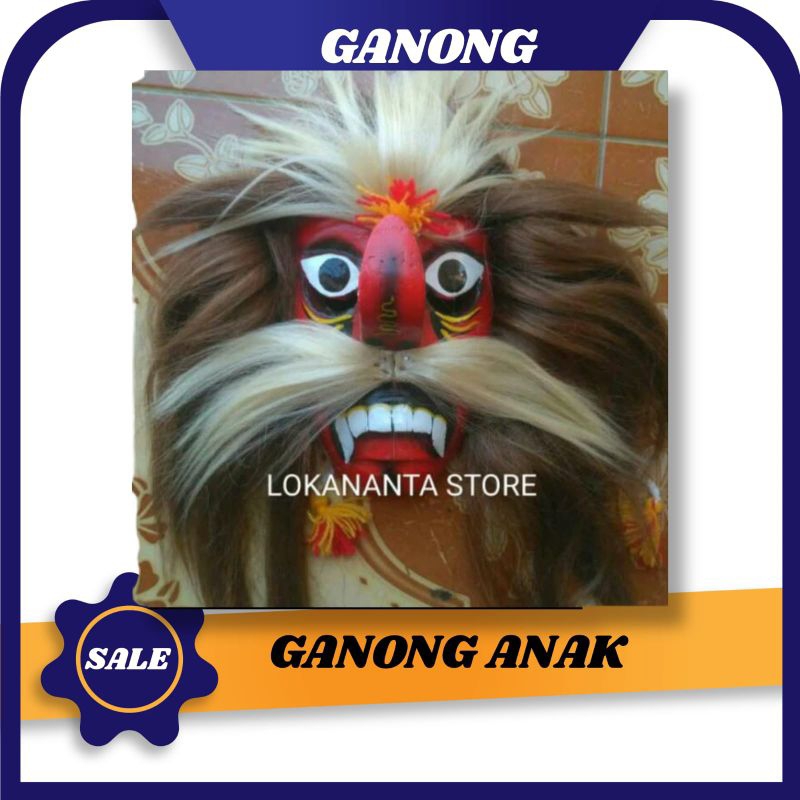 topeng ganongan anak Ponorogo