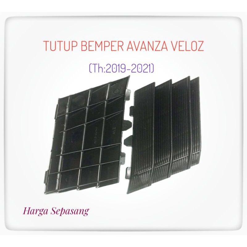 Tutup bemper Avanza Veloz 2019 2021 Tutup bemper Depan Avanza Veloz Cover bemper depan Avanza Veloz