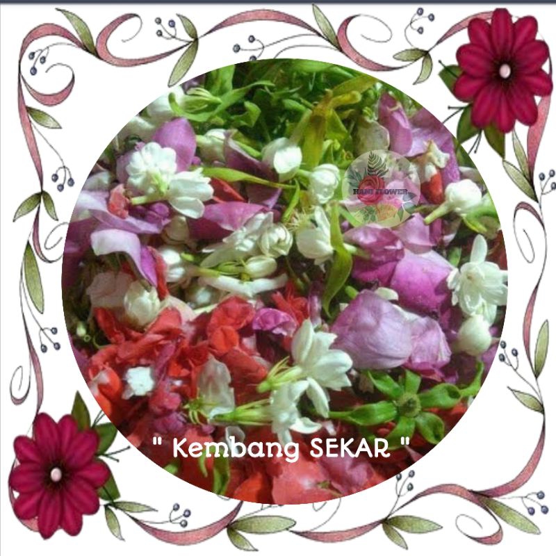 KEMBANG WANGI DAN SEGAR UNTUK SEKAR / ZIARAH KUBUR 900 GRAM
