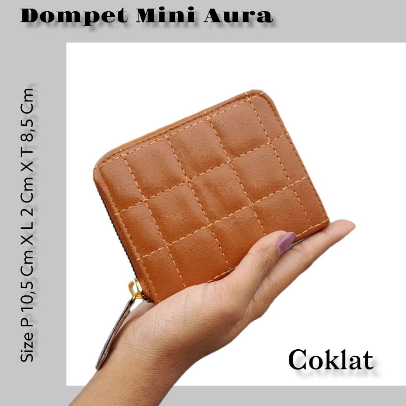 DOMPET MINI AURA EMBOS CANTIK MURAH