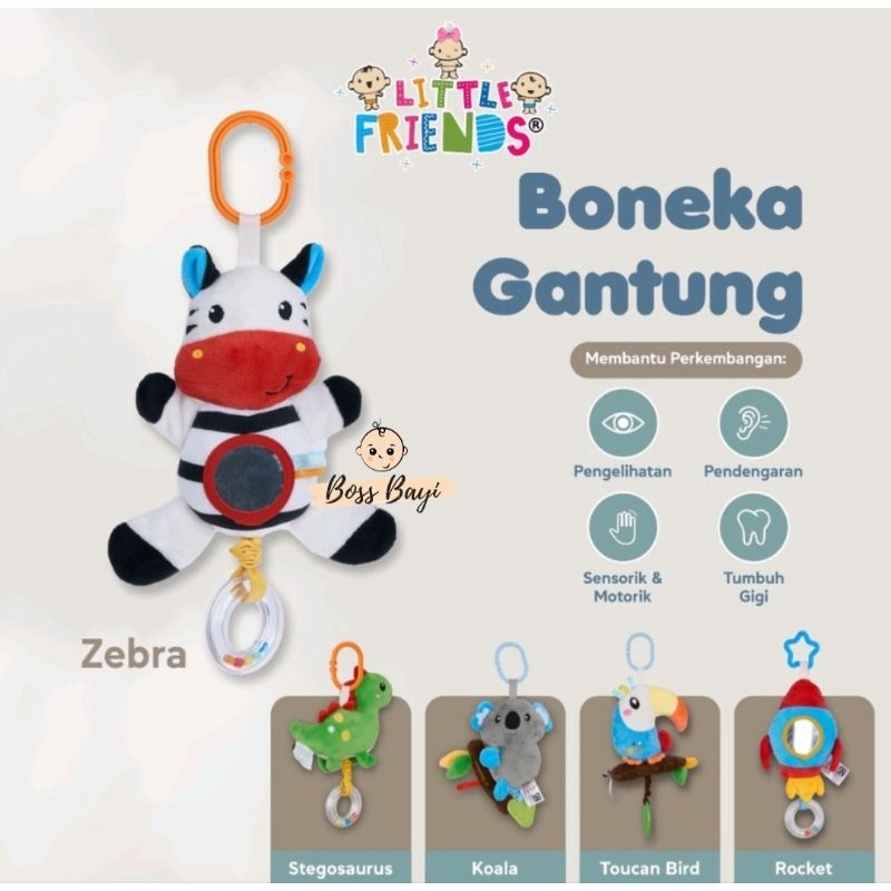 LITTLE FRIENDS - Mainan Gantung Box /Stroller Bayi (LFM1080 | LFM1090 | LFM1110 | LFM1120)