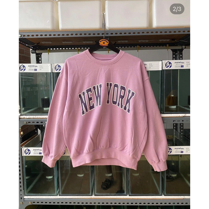 CREWNECK OVERSIZE NEW YORK