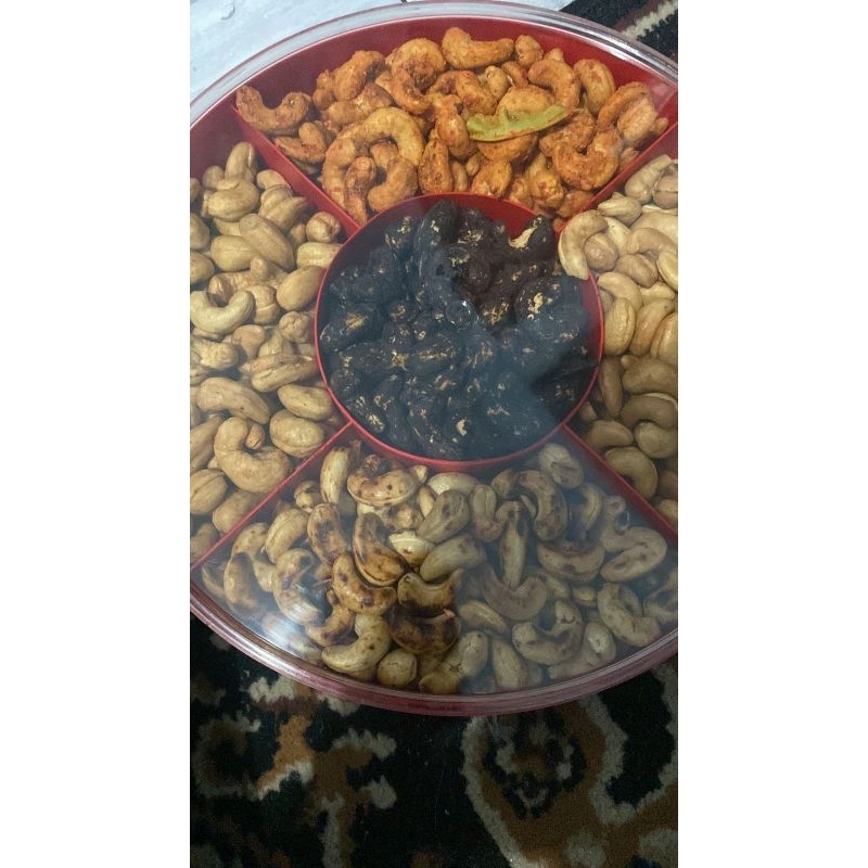 

Parcell lebaran hampers lebaran mete toples 5 rasa full buble wrap