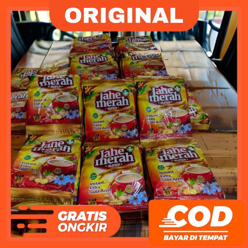 

Jahe merah bubuk super h64 Ektra gingseng/gula aren/madu & habbatusauda