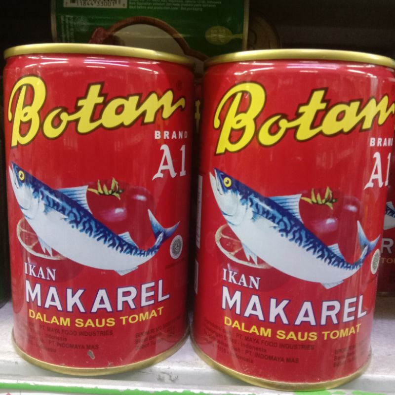 

ikan sarden botan mackerel 425 gr/ kaleng