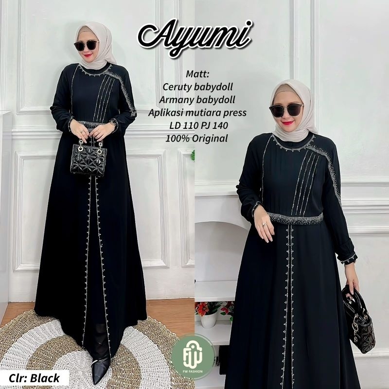 AYUMI DRESS GAMIS CERUTY BABYDOLL PESTA