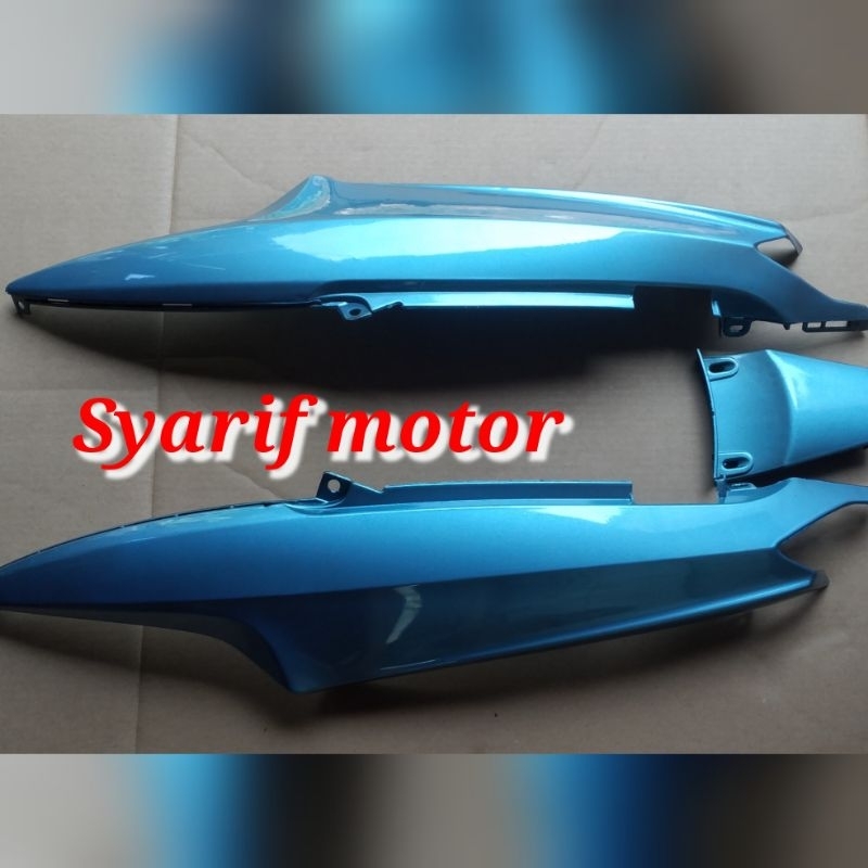 Body Belakang Mio Sporty Karbu Biru Telor Asin