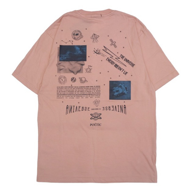 Poeticluzien Dusty Pink T-Shirt Universe Unisex