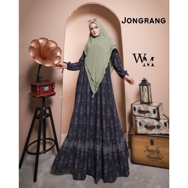 Gamis jongrang by Wm signature
