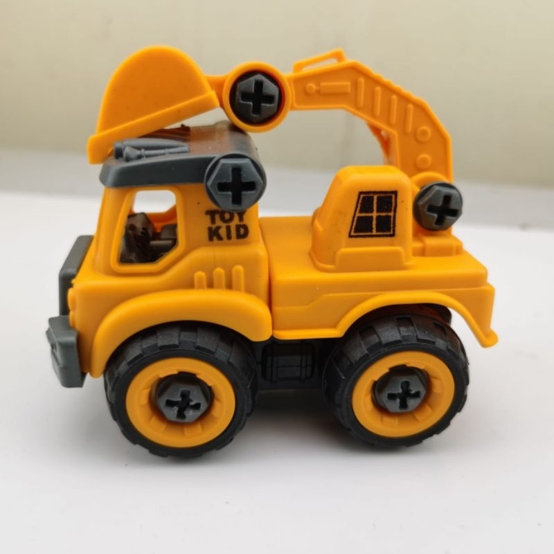 Mainan anak Truck Excavator Construction / Mobil Konstruksi Teknik Mobil Excavator Dump Roller