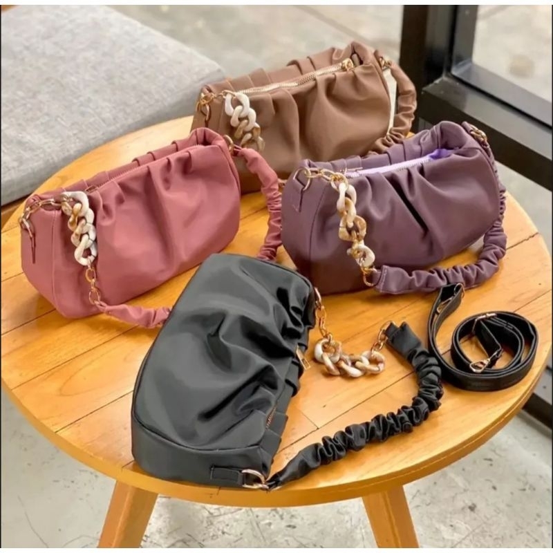 (COD) YF AELIN - TAS SELEMPANG WANITA / TAS KERUT / TAS BAHU / SLING BAG / SHOULDER BAG