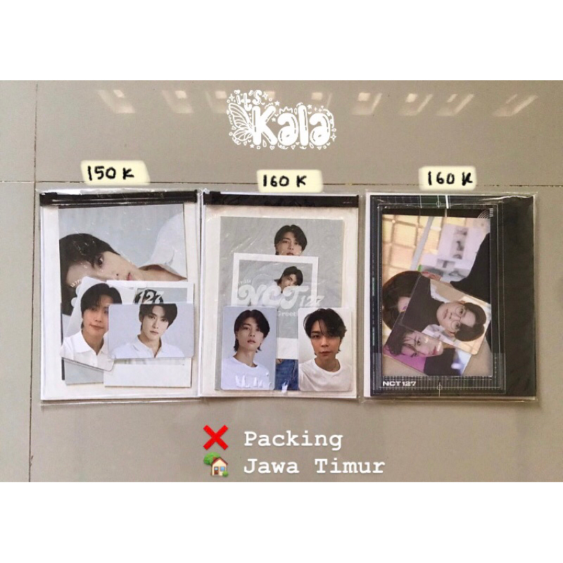 Photopack SG22 Johnny jaehyun taeyong good condi set new NCT127 Photoframe ncit