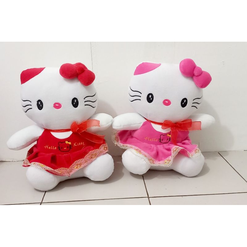 Boneka Hello Kitty Renda L Lucu hadiah ulang Tahun