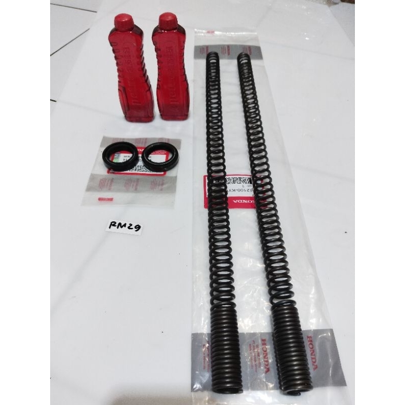 Per shock depan+seal shock+oli honda gl pro megapro gl megapro primus