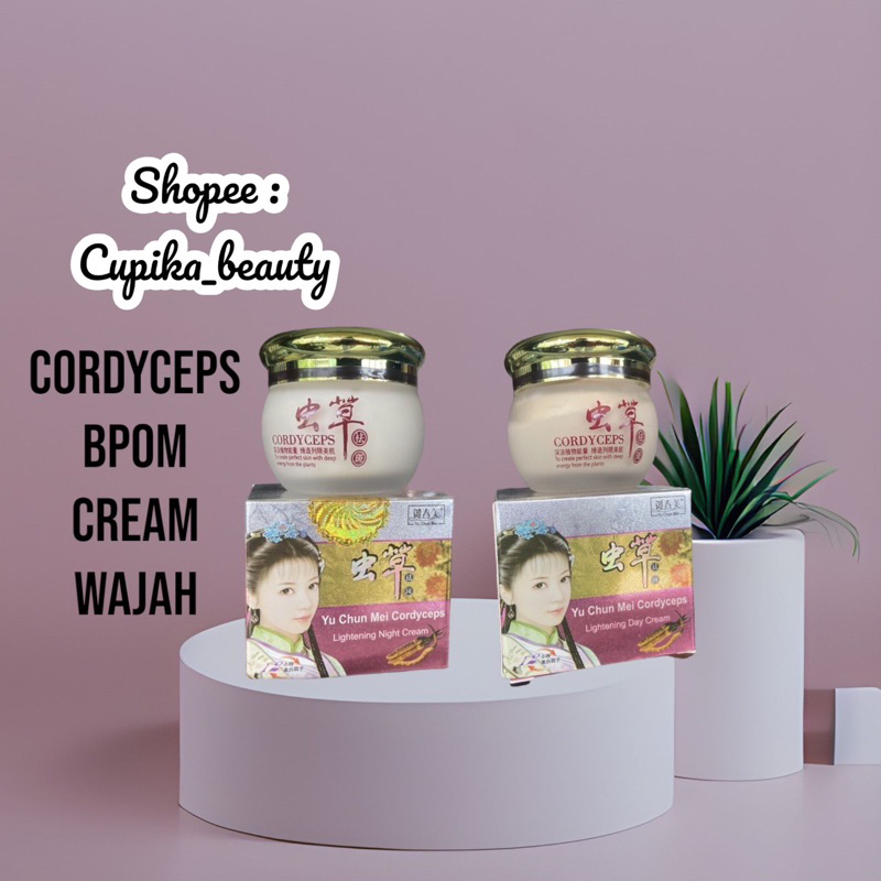 Cordyceps BPOM day cream -- Cream siang yun chun mei cordyceps bpom - cordycep