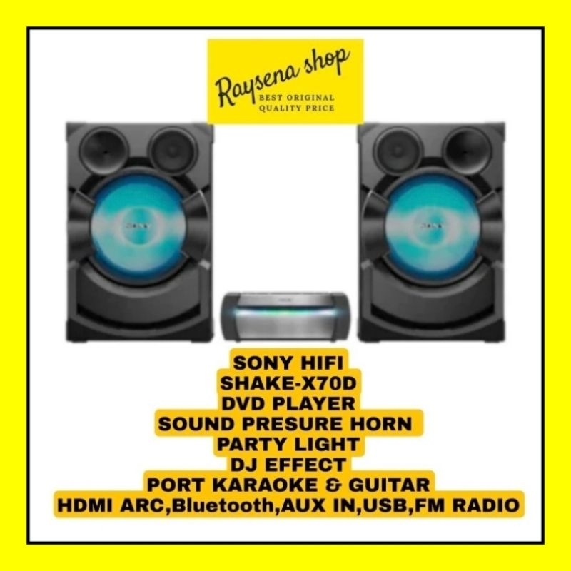 SONY SHAKE X70D / SHAKE-X70D HIFI SPEAKER KARAOKE