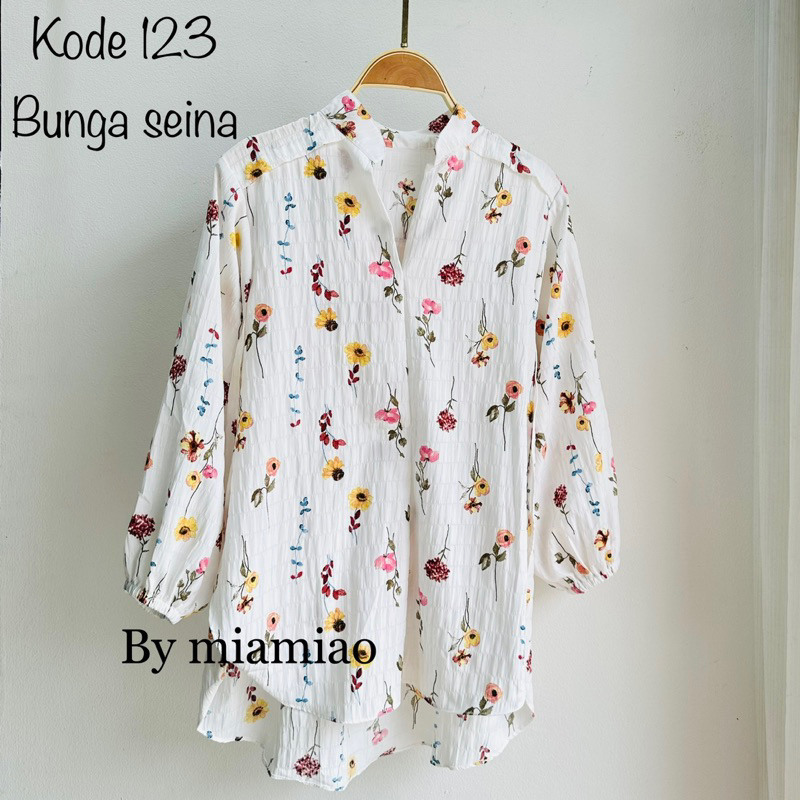 Alensa Blouse Atasan wanita Casual motif