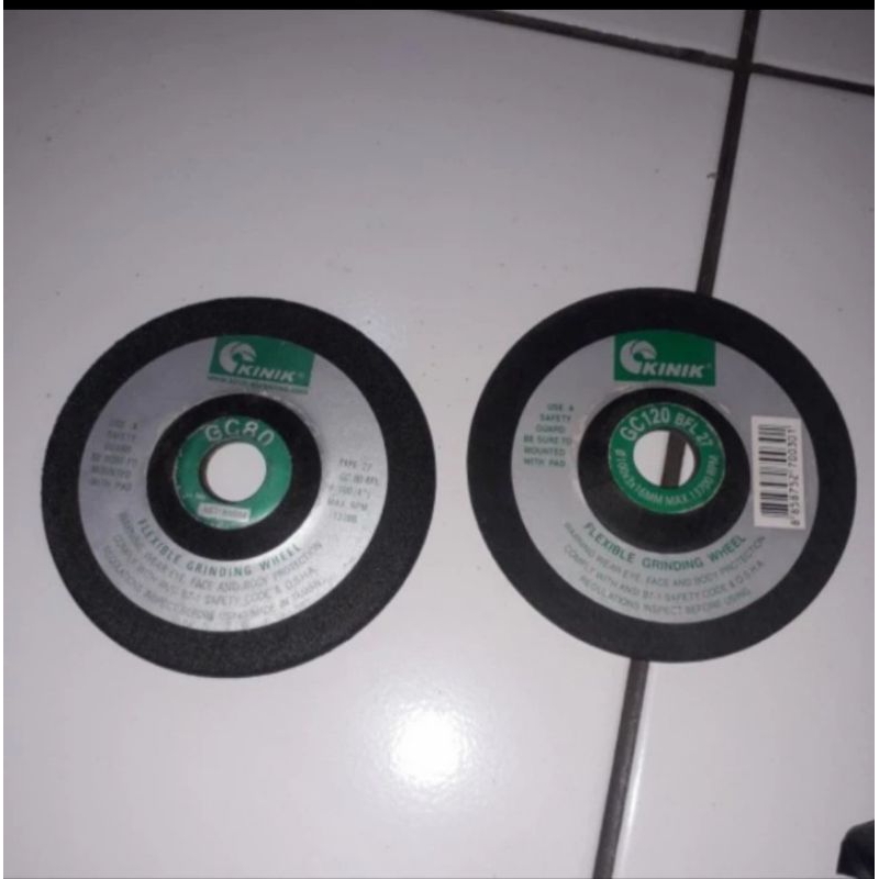 KINIK  4" GC 120 batu grinda flexible poles kaca Keramik granit GC60