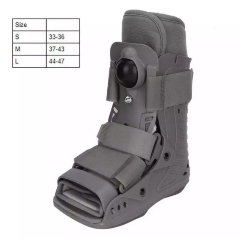 Boots Fraktur Walker Brace /Ankle Brace Orthosis Model Pendek dan tinggi