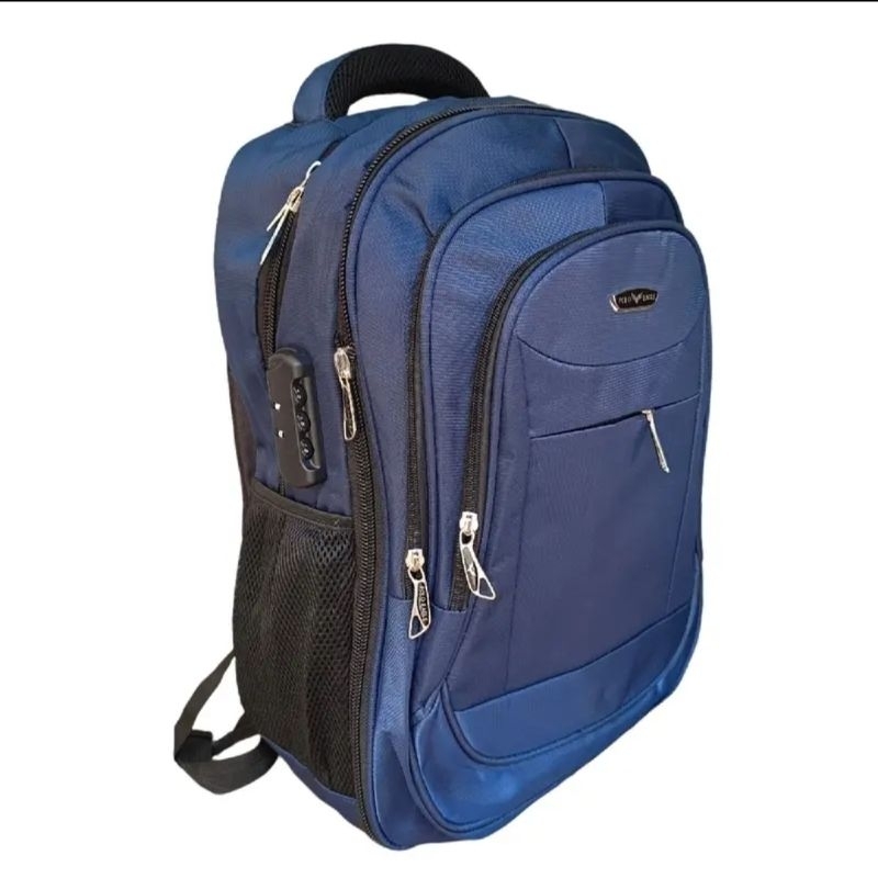Tas Ransel Laptop POLO EAGLE / Tas Ransel import 18 Inch bisa expanding ORI - USB PORT