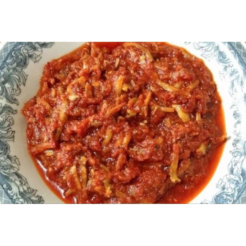 

Sambel ikan teri ..