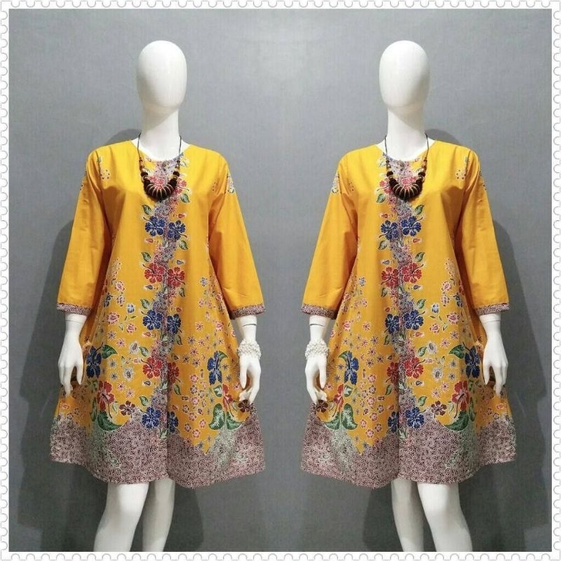 Tunik batik baju batik wanita modern atasan batik wanita jumbo ld 120