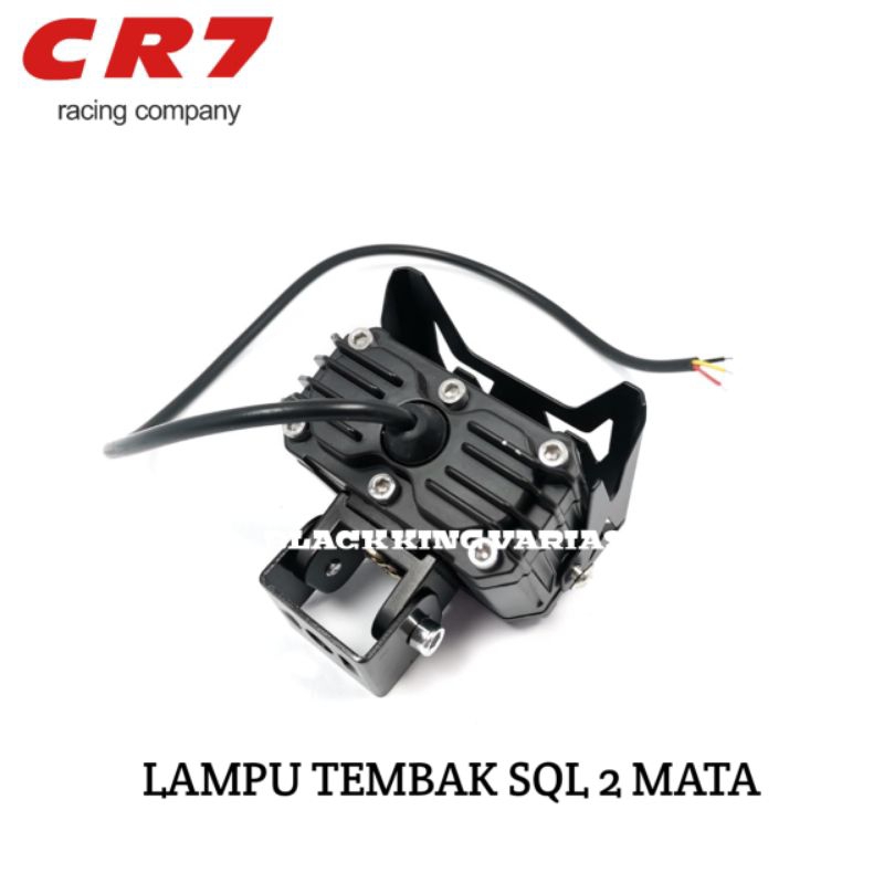 Lampu Tembak SQL 2 Mata Cr7 Lampu Tembak Led Laser D2 Sql Lampu Sorot 2 Mata Foglamp Cr 7