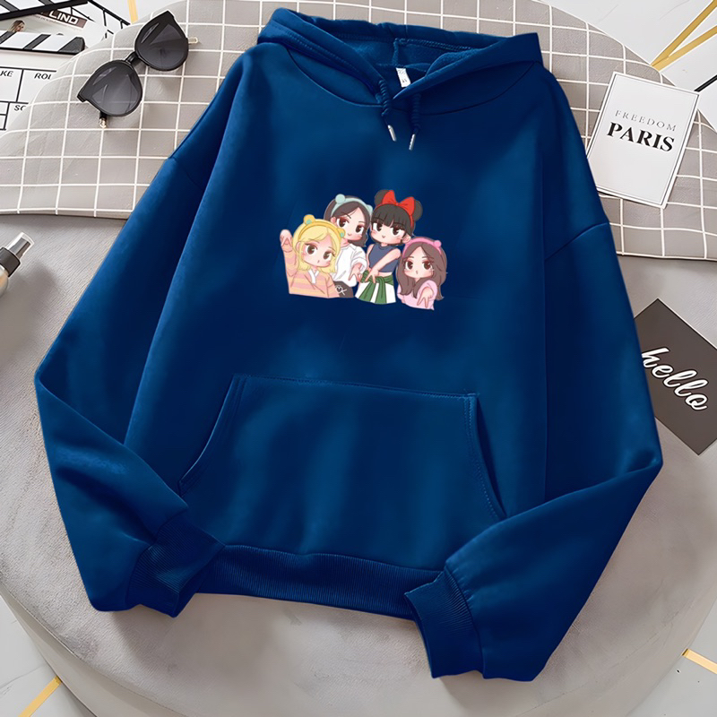 Sweater hoodie anak perempuan BLINK MEMBER