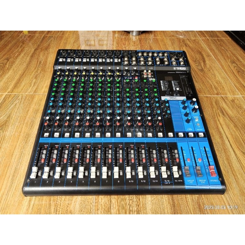 mixer yamaha mg16xu second original malaysia