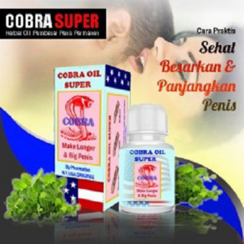 ( Cod Cobra oil original asli pembesar pria terapi oles ampuh