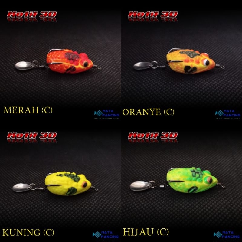 Grosir per 25pcs umpan pancing casting soft frog 2cm 2.5cm 3.5cm blade with UV bright kodok umpan casting gabus