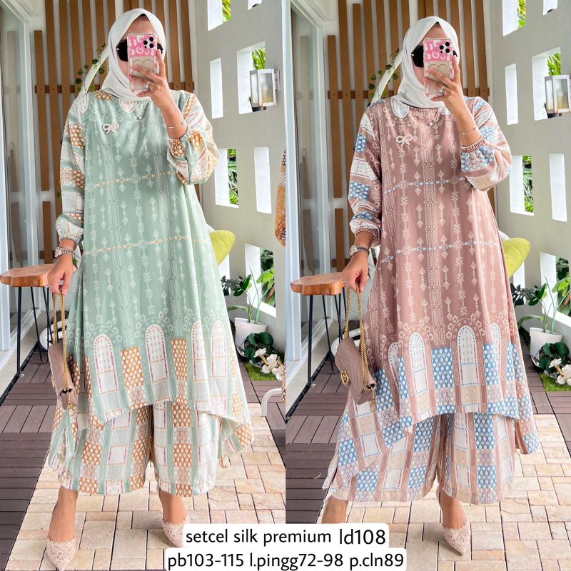 Setcel Silk 4 warna terlaris KODE780 alvaro