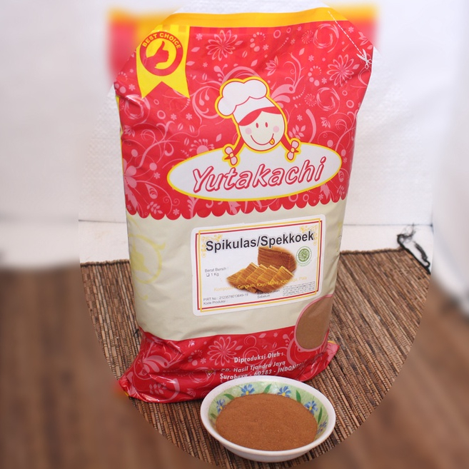 Yutakachi Bubuk Spikulas 1Kg / Spekoek / Spikuk / Spekuk / Spikoe / Spekulas / Bumbu Masak Mix Instan / Pusat Bumbu