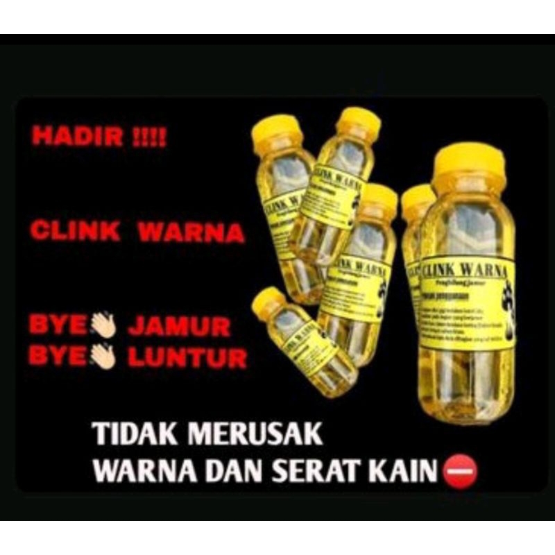 CLINK SERBUK AJAIB BOTOL 100GR | CLINK WARNA CAIR