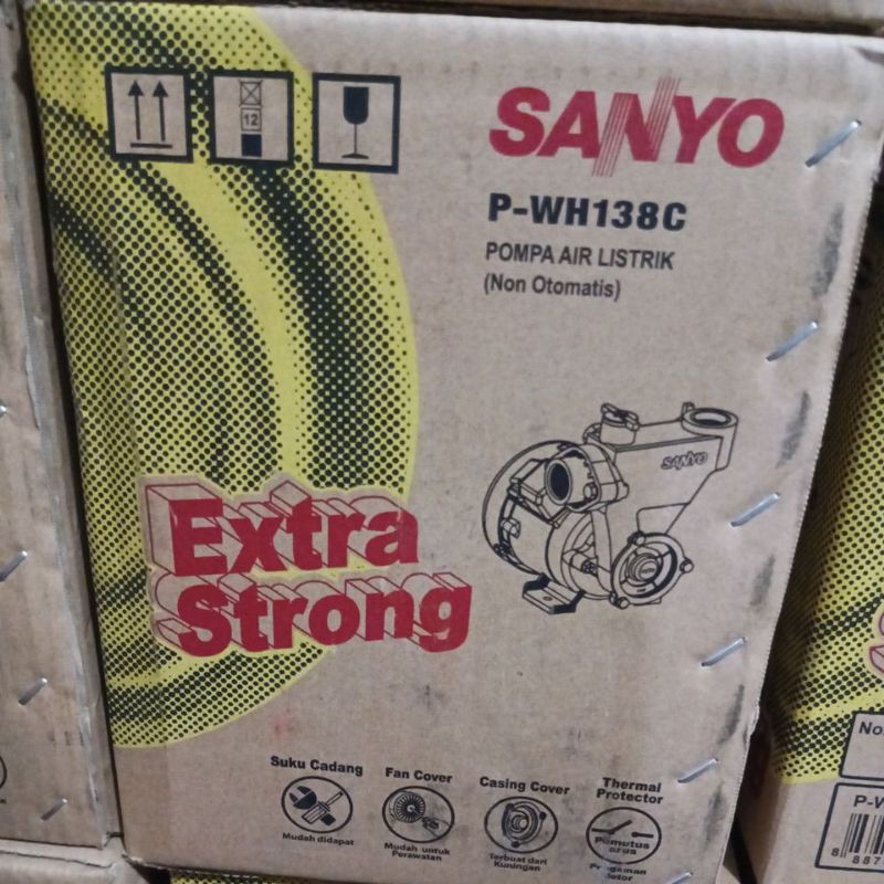 Pompa air non otomatis SANYO P-WH138C