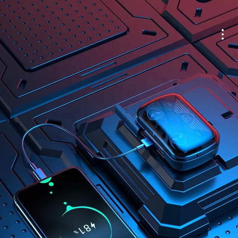 EWAA HEADSET TWS M20 HANDSFREE BLUETOOTH V5.3 POWERBANK EARPHONE BLUETOOTH GAMING