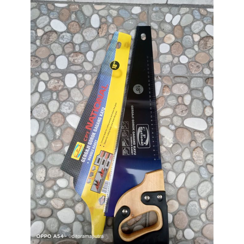 GERGAJI KAYU CPT NATIONAL 18" INCHI POTONG PAKU