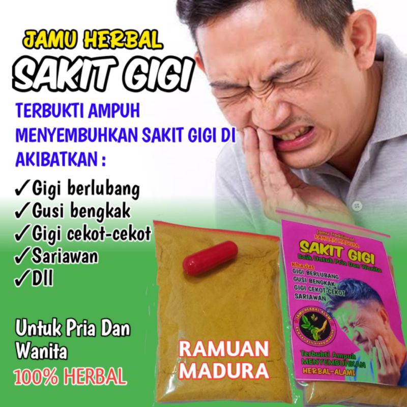 Obat Sakit Gigi Jamu Racikan Madura | Gigi