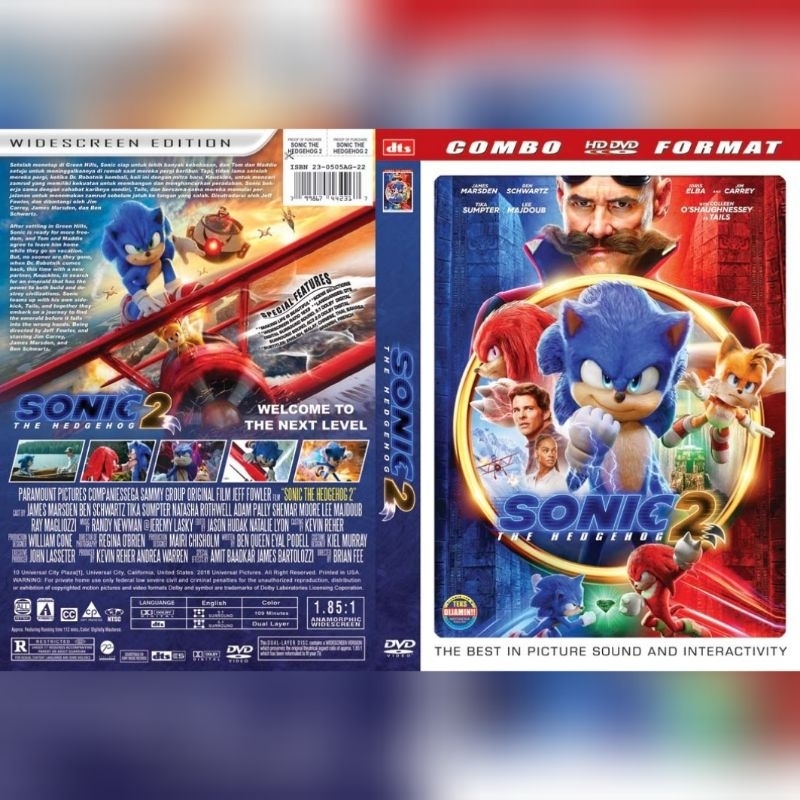 Kaset Movie Sonic The Hedgehog 2 [ 2022 ]