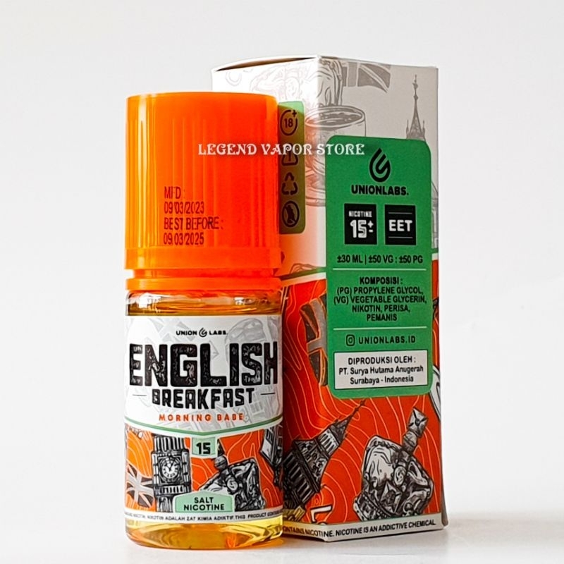 SALT NIC - LIQUID ENGLISH BREAKFAST V3 Morning Babe 30ML AUTHENTIC