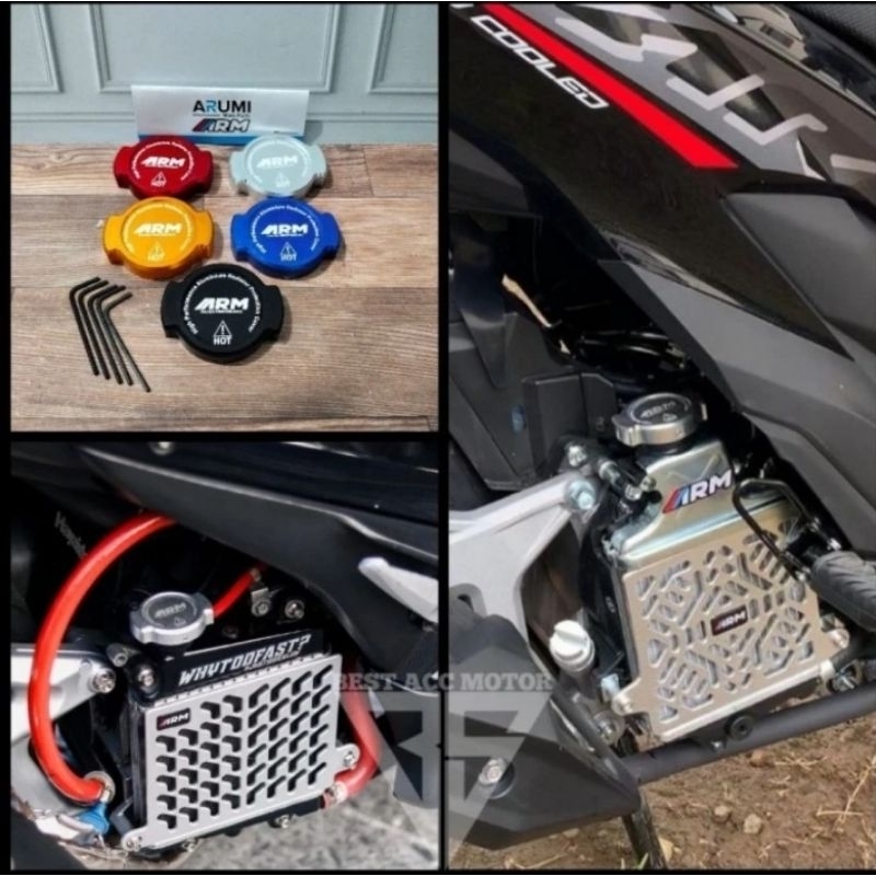 Tutup Cap Radiator Original Arm