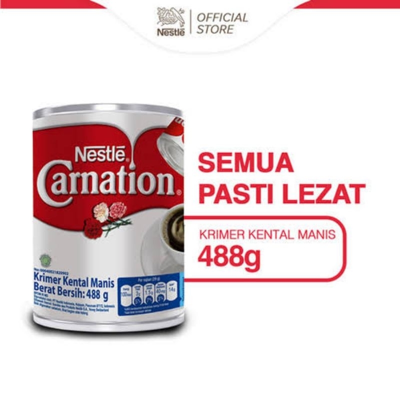 

Krimer Kental Manis Nestle Carnation 488g