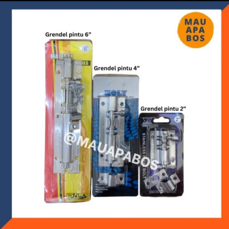 GrendelPintu / selot pintu rumah / grendel pintu stainless
