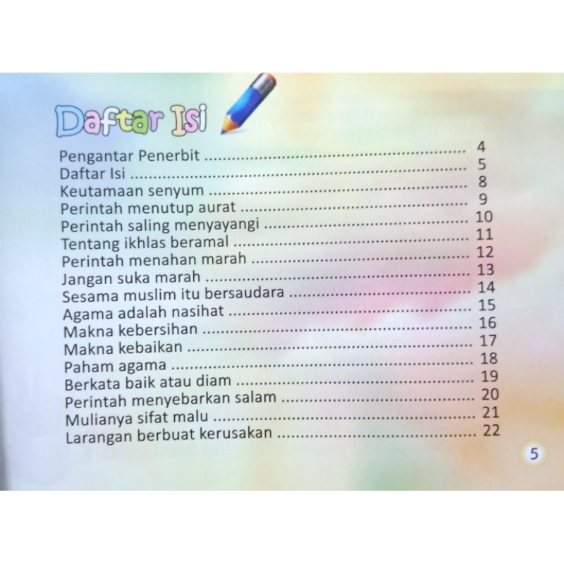 Buku Anak Tuntunan Hafalan Hadits jilid 2