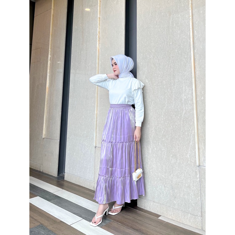 Alesha Skirt | Rok Shimmer Rok Shining Cotton Shimmer